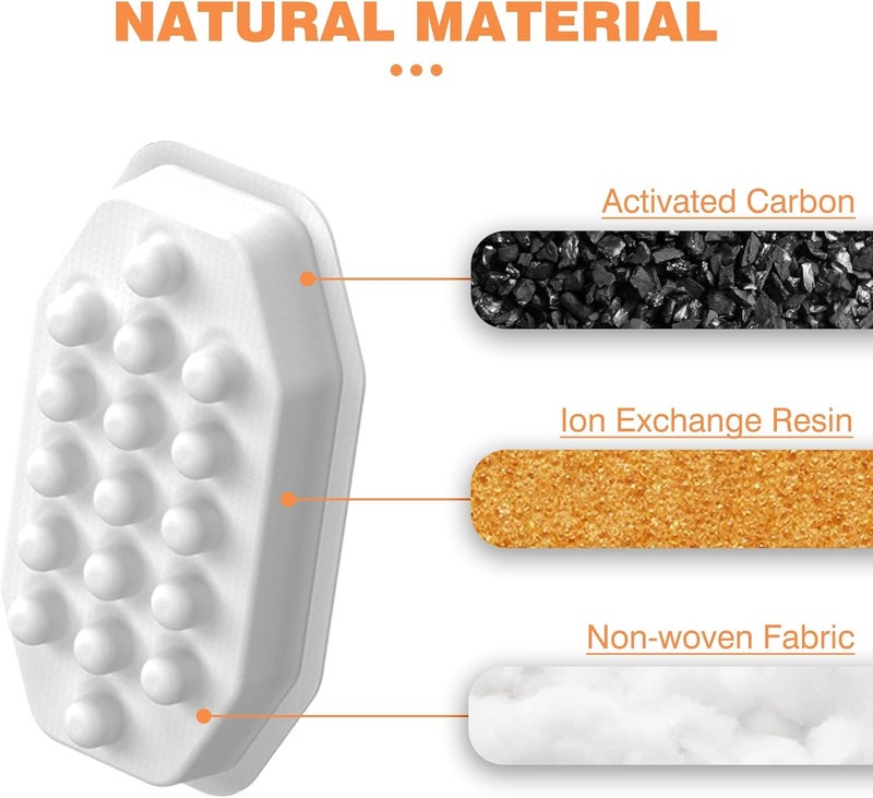 Rellaty Official Cat Fountain Filters Replacement： Pre-Filter Sponges for 3.2L/108oz Automatic Pet Water Fountain - Includes 12 Sponge Filters & 12 Carbon Filters - Image 4
